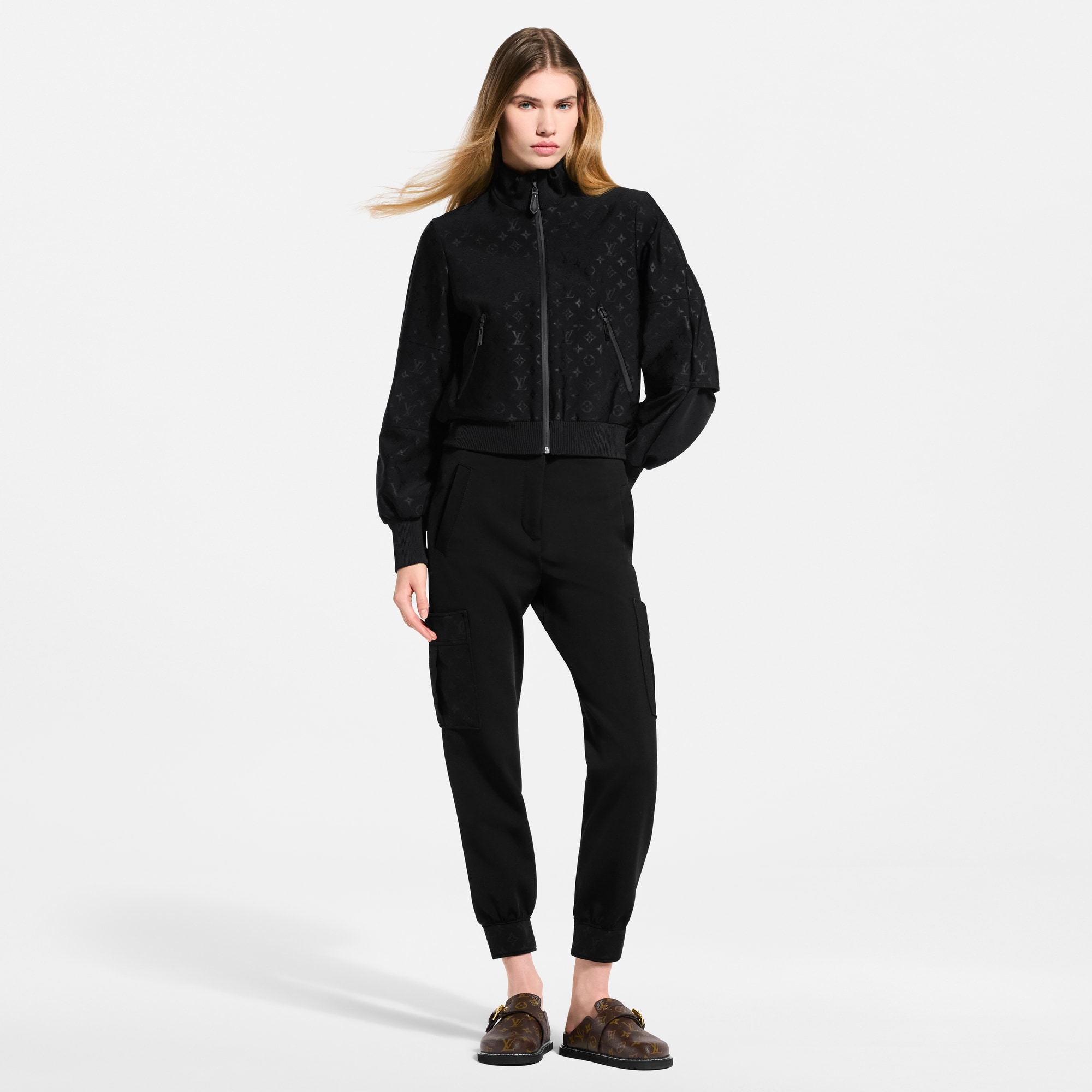 Embossed Monogram Zip-Up Jacket - Ready-to-Wear | LOUIS VUITTON